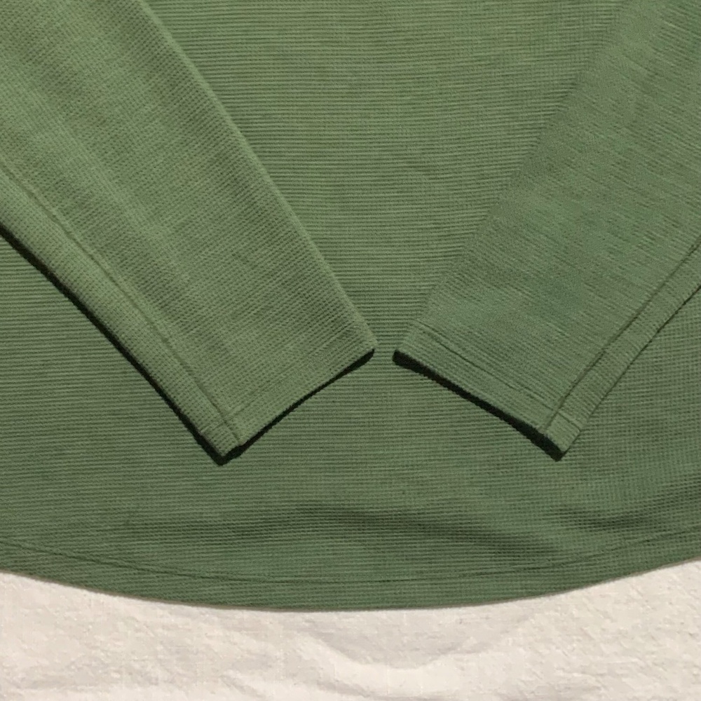 Lululemon Shift Stitch Crew - Heathered Green Twill